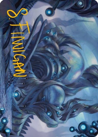 The Surgical Bay Art Card Gold Stamped Signature Art Series: Phyrexia: All Will Be One Magic card