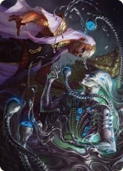 Mirage Mockery Art Card Art Series: Phyrexia: All Will Be One Magic card