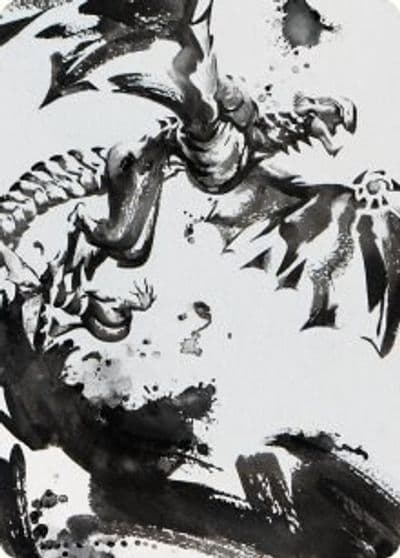 Quicksilver Fisher Art Card Art Series: Phyrexia: All Will Be One Magic card