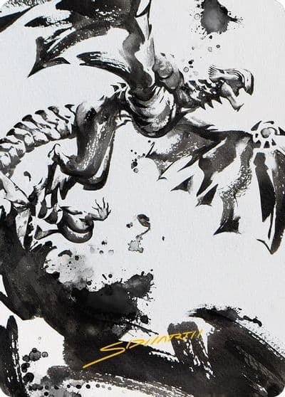 Quicksilver Fisher Art Card Gold Stamped Signature Art Series: Phyrexia: All Will Be One Magic card