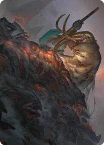 Against All Odds Art Card Art Series: Phyrexia: All Will Be One Magic card