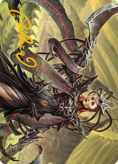 Testament Bearer Art Card Gold Stamped Signature Art Series: Phyrexia: All Will Be One Magic card