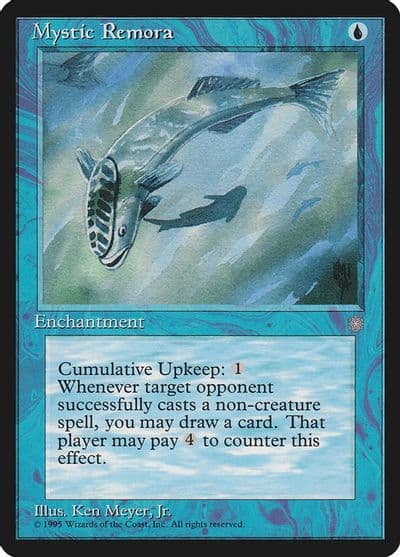 Mystic Remora Ice Age Magic card