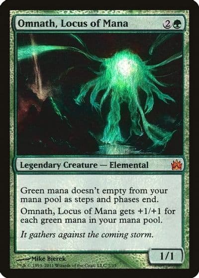 Omnath Locus of Mana From the Vault: Legends Magic card