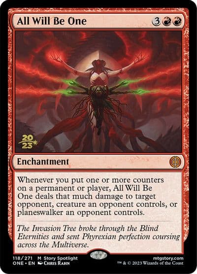 All Will Be One Prerelease Cards Magic card