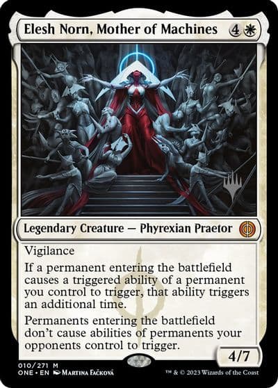 Elesh Norn Mother of Machines Promo Pack: Phyrexia: All Will Be One Magic card