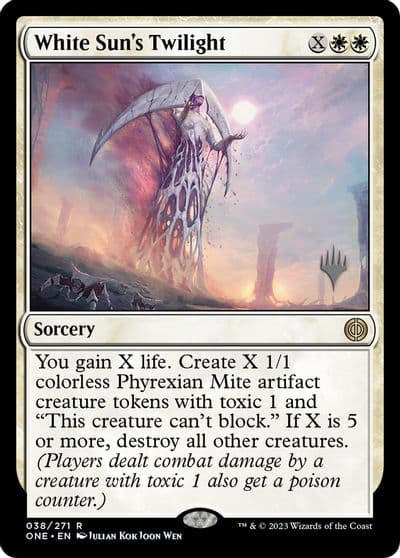 White Suns Twilight Promo Pack: Phyrexia: All Will Be One Magic card
