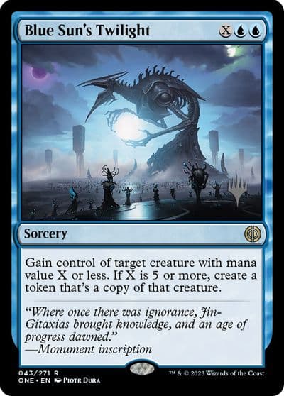 Blue Suns Twilight Promo Pack: Phyrexia: All Will Be One Magic card
