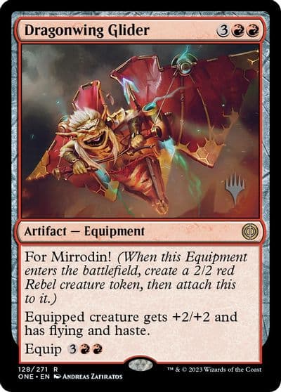 Dragonwing Glider Promo Pack: Phyrexia: All Will Be One Magic card