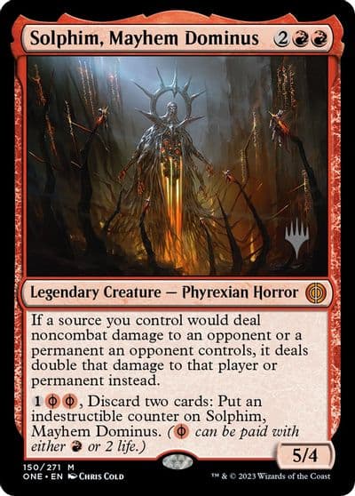 Solphim Mayhem Dominus Promo Pack: Phyrexia: All Will Be One Magic card