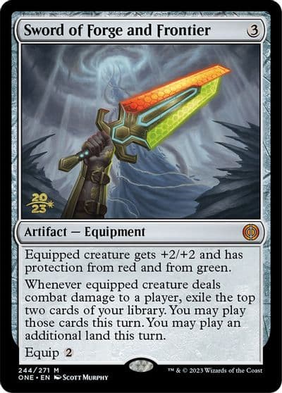 Sword of Forge and Frontier Prerelease Cards Magic card