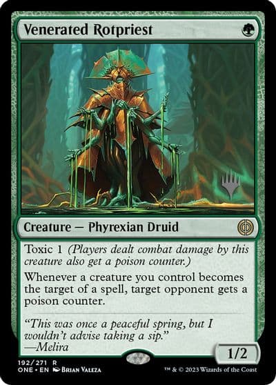 Venerated Rotpriest Promo Pack: Phyrexia: All Will Be One Magic card