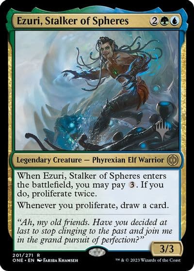 Ezuri Stalker of Spheres Promo Pack: Phyrexia: All Will Be One Magic card