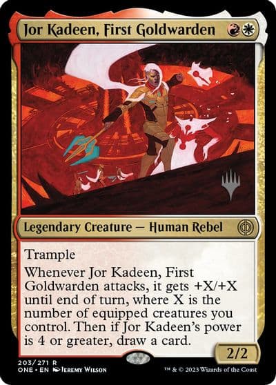 Jor Kadeen First Goldwarden Promo Pack: Phyrexia: All Will Be One Magic card