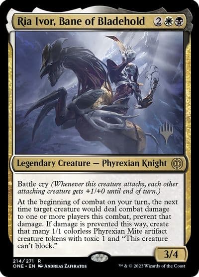 Ria Ivor Bane of Bladehold Promo Pack: Phyrexia: All Will Be One Magic card