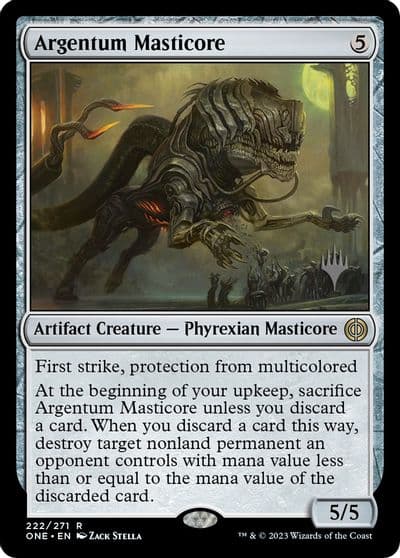 Argentum Masticore Promo Pack: Phyrexia: All Will Be One Magic card