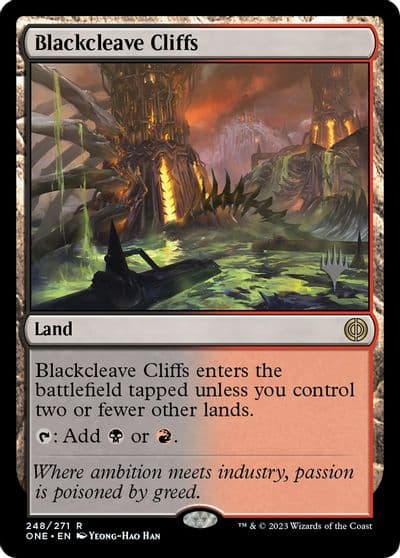 Blackcleave Cliffs Promo Pack: Phyrexia: All Will Be One Magic card