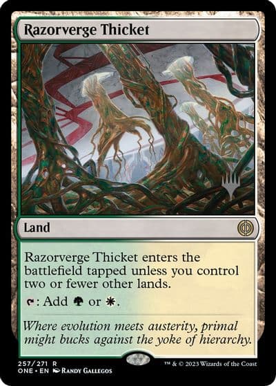 Razorverge Thicket Promo Pack: Phyrexia: All Will Be One Magic card