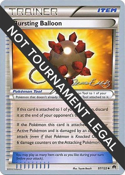 Bursting Balloon - 2016 (Jesper Eriksen) World Championship Decks Pokemon card