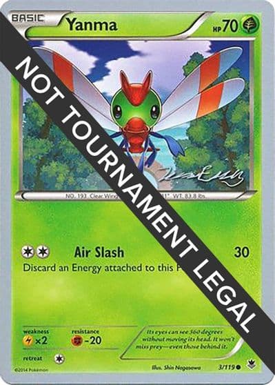 Yanma - 2016 (Jesper Eriksen) World Championship Decks Pokemon card