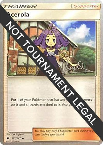 Acerola - 2017 (Diego Cassiraga) World Championship Decks Pokemon card
