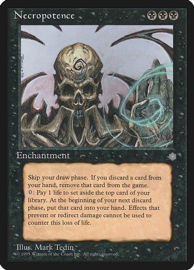 Necropotence Ice Age Magic card