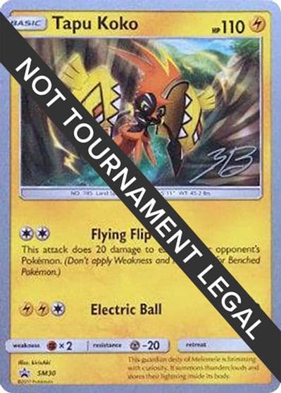 Tapu Koko - 2017 (Zachary Bokhari) World Championship Decks Pokemon card