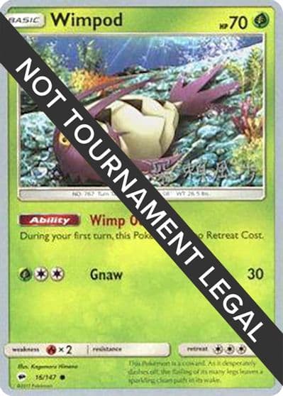 Wimpod - 2017 (Kabu Fukase) World Championship Decks Pokemon card