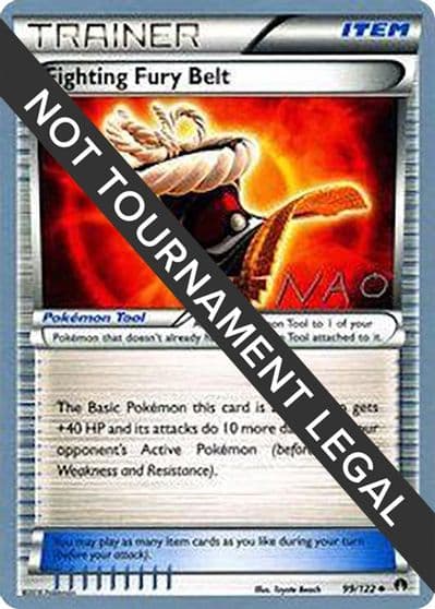 Fighting Fury Belt - 2018 (Naohito Inoue) World Championship Decks Pokemon card