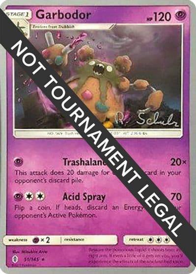 Garbodor (51) - 2018 (Robin Schulz) World Championship Decks Pokemon card