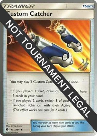 Custom Catcher - 2019 (Henry Brand) World Championship Decks Pokemon card