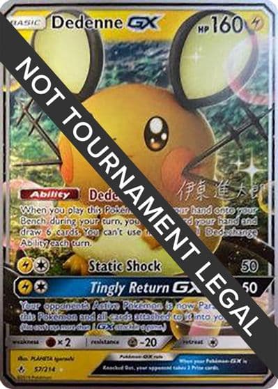 Dedenne GX - 2019 (Shintaro Ito) World Championship Decks Pokemon card