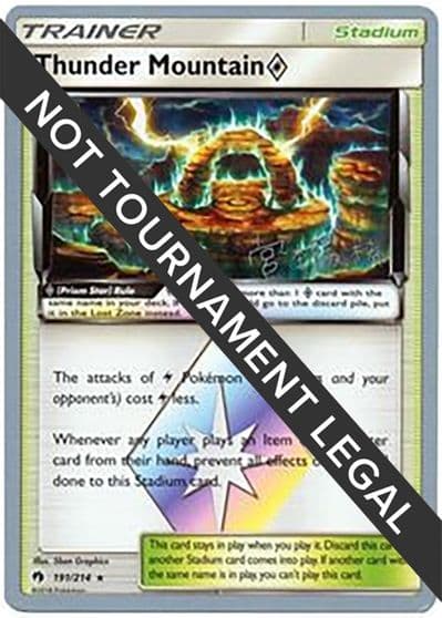 Thunder Mountain Prism Star - 2019 (Haruki Miyamoto) World Championship Decks Pokemon card