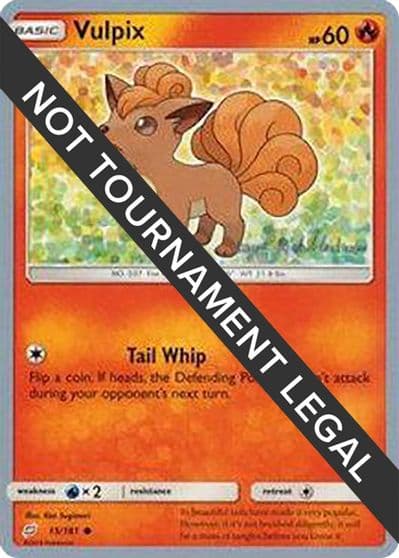 Vulpix - 2019 (Kaya Lichtleitner) World Championship Decks Pokemon card
