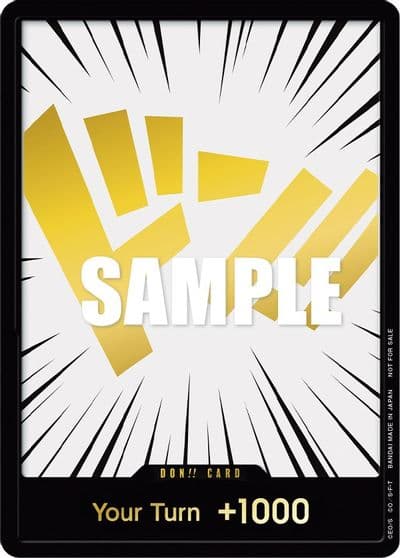 DON Card Gold One Piece Promotion Cards One Piece card