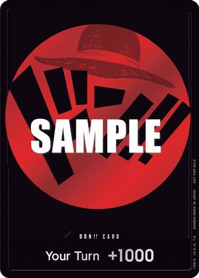 DON Card Red One Piece Promotion Cards One Piece card