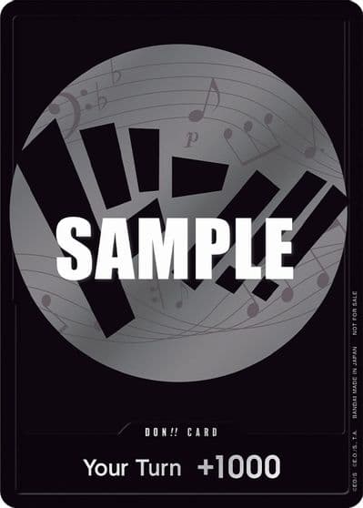 DON Card Silver One Piece Promotion Cards One Piece card