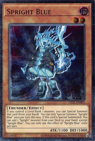 Spright Blue UTR OTS Tournament Pack 21 Yu-Gi-Oh! card