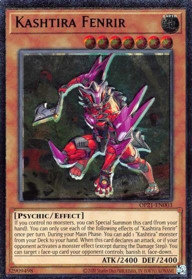 Kashtira Fenrir UTR OTS Tournament Pack 21 Yu-Gi-Oh! card