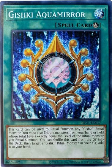 Gishki Aquamirror OTS Tournament Pack 21 Yu-Gi-Oh! card