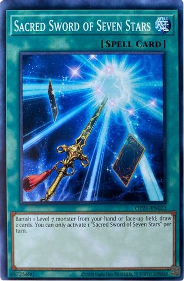 Sacred Sword of Seven Stars OTS Tournament Pack 21 Yu-Gi-Oh! card
