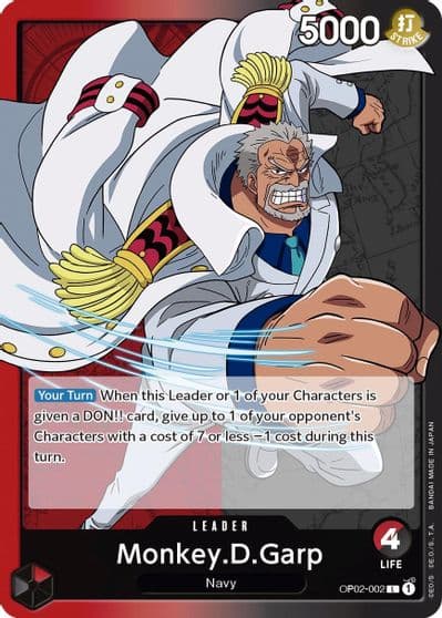 MonkeyDGarp 002 Paramount War One Piece card