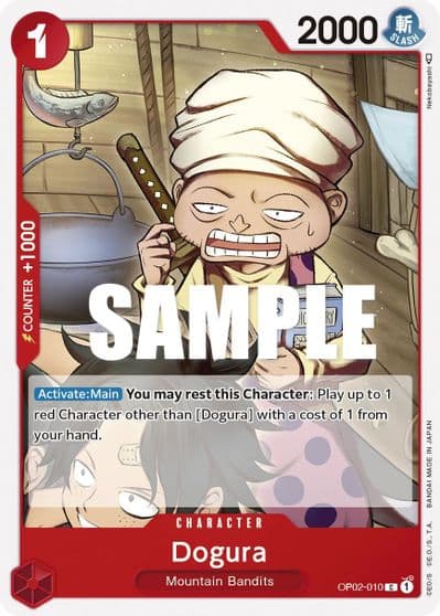Dogura Paramount War One Piece card
