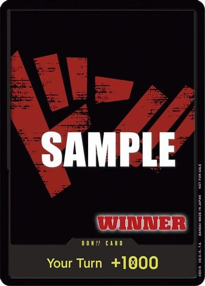 DON Card Tournament Pack Vol 2 Winner One Piece Promotion Cards One Piece card