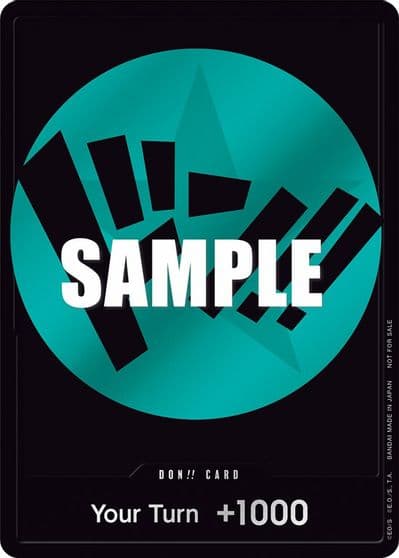 DON Card Teal One Piece Promotion Cards One Piece card