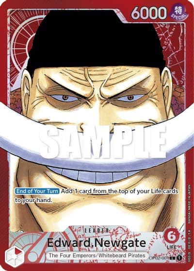 EdwardNewgate 001 Alternate Art Paramount War One Piece card
