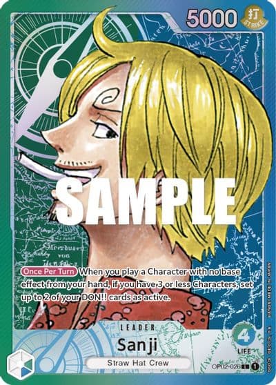 Sanji Alternate Art Paramount War One Piece card