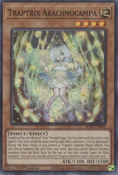 Traptrix Arachnocampa Structure Deck: Beware of Traptrix Yu-Gi-Oh! card