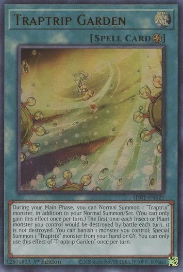 Traptrip Garden Structure Deck: Beware of Traptrix Yu-Gi-Oh! card