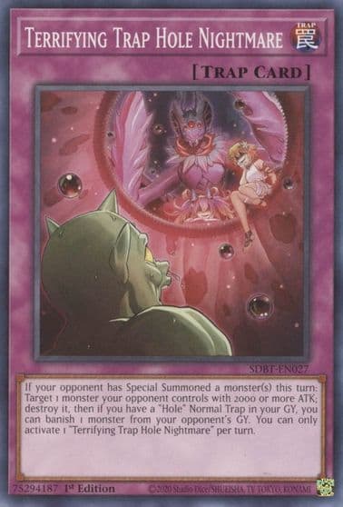 Terrifying Trap Hole Nightmare Structure Deck: Beware of Traptrix Yu-Gi-Oh! card